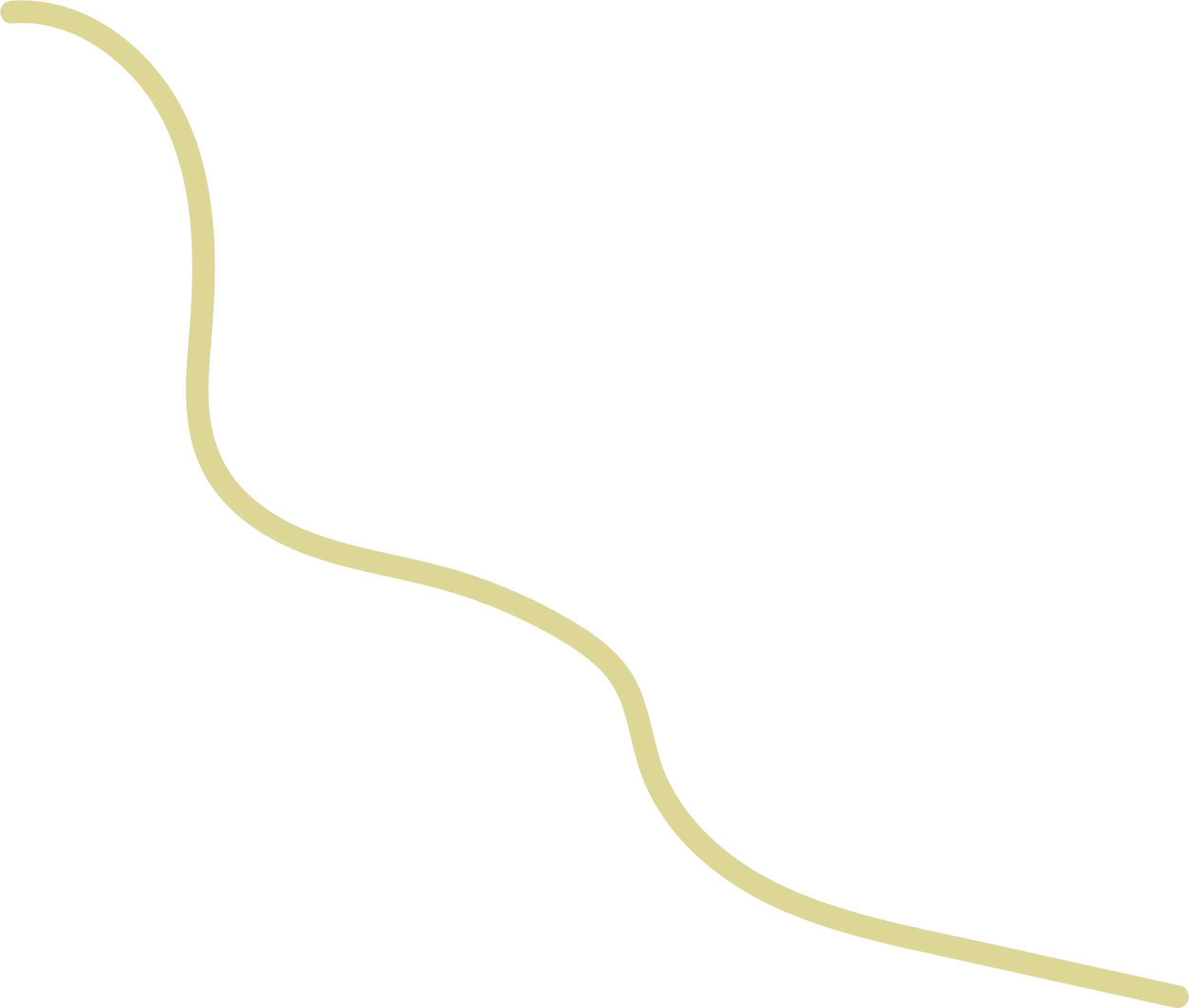 A close-up of a dark surface with a curved, light-colored line or streak across it.
