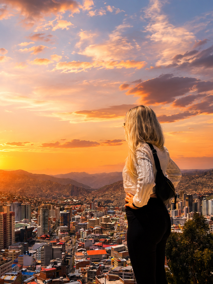 sunset La Paz