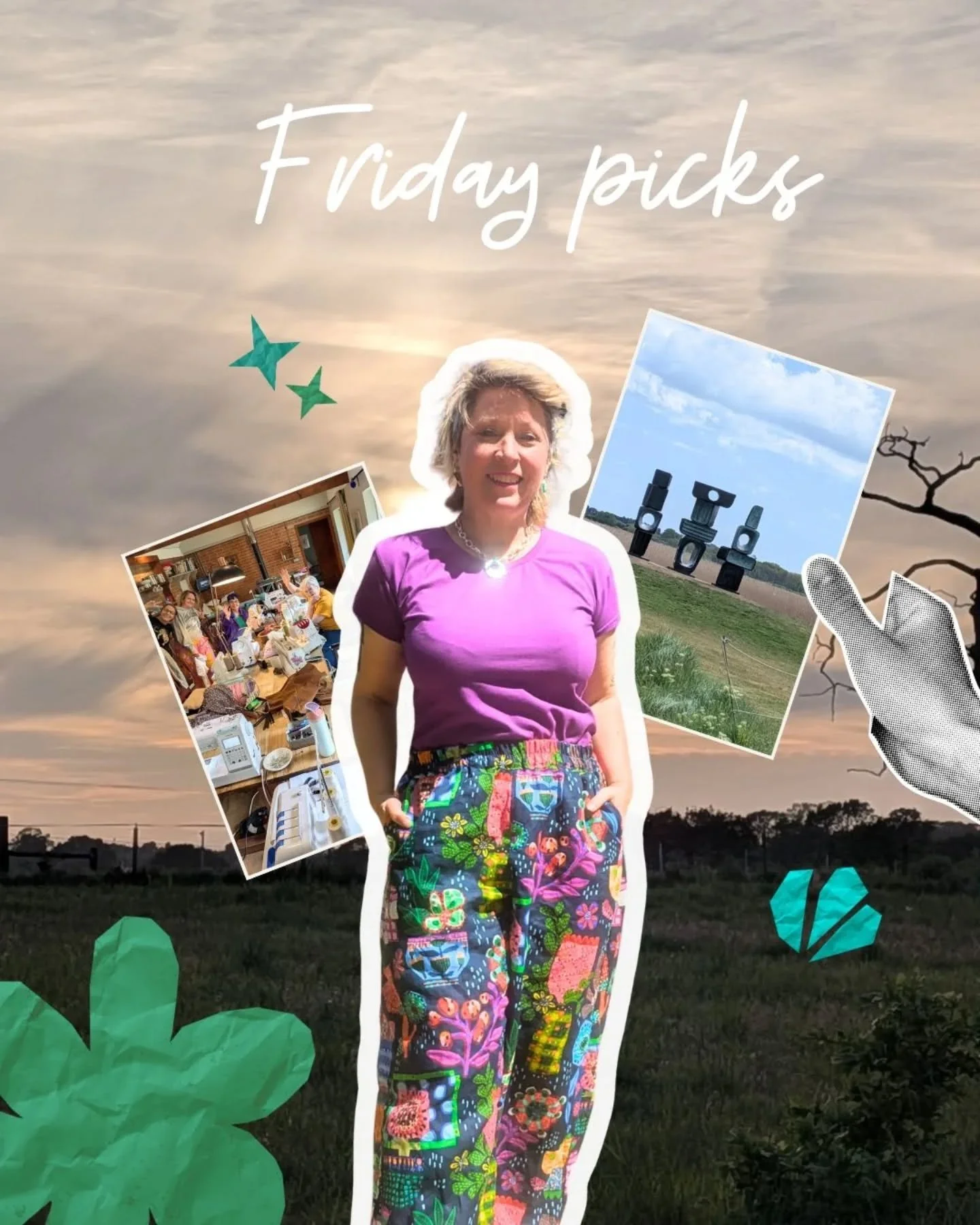 This week's Friday picks was an easy one. So many wonderful things to soak in this week. 
New sewing makes, funny vegetables, lovely views and fabulous people. 

What are your picks for this week?