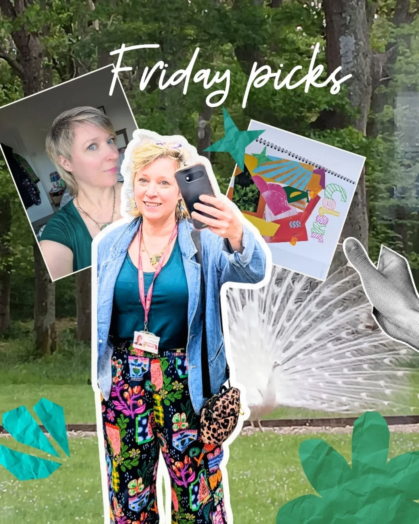 Friday picks 
This week
New haircut
Finding a great message from @williamgee_uk  on a very exciting order for plans coming soon
My whippy - best ice-cream always
Working on some non sewing creative activities with my fabulous YouTube members - making
