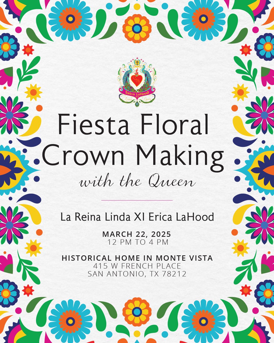 Fiesta Floral Crown Making with the Queen