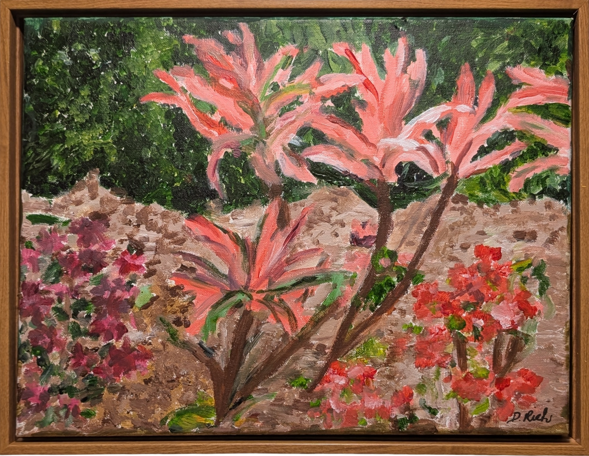 Ti and Azalea Vibrant Acrylic Art