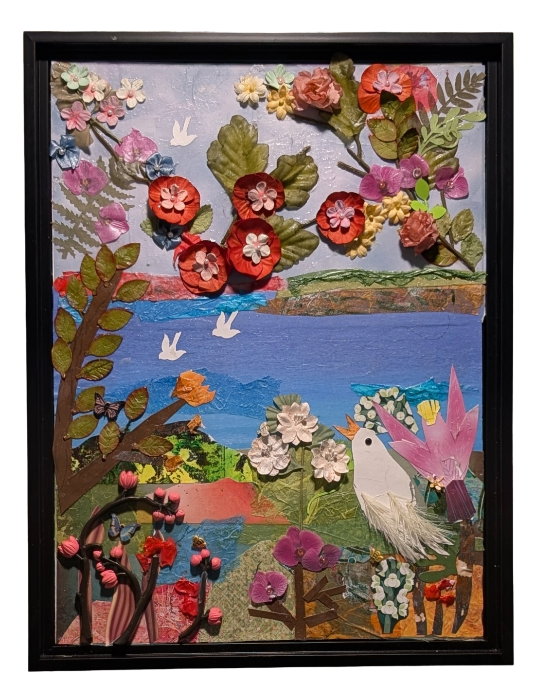 At Peace with Nature Collage Wall Art