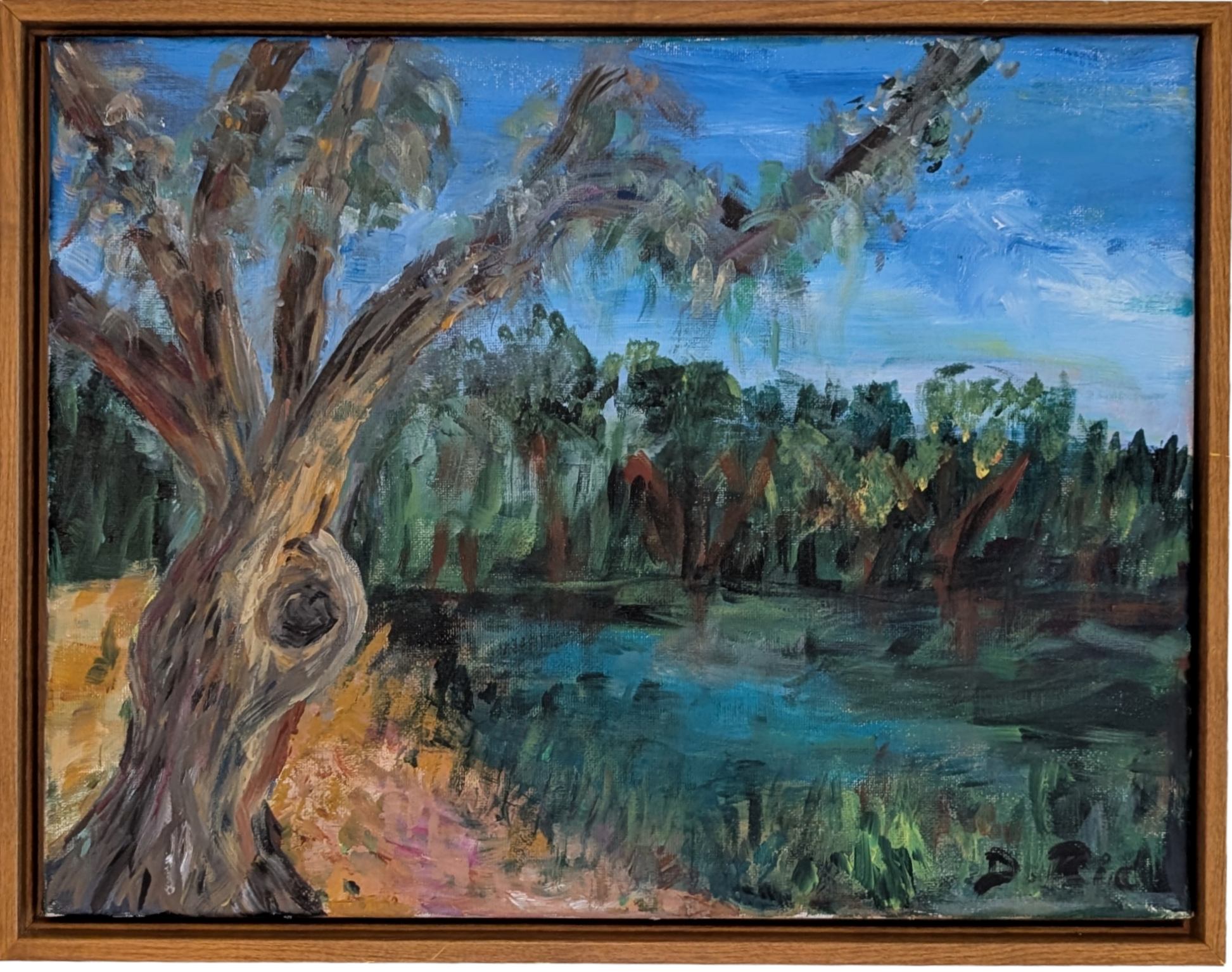 The Forgotten Tree Acrylic Painting