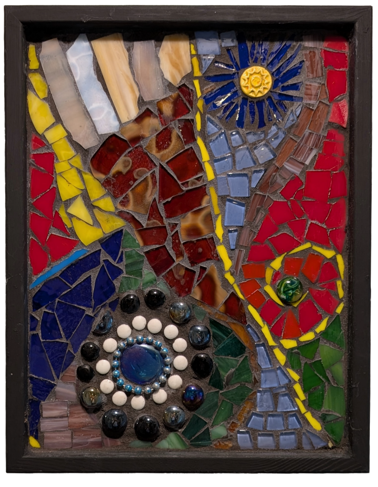 Colorful Abstract Mosaic Art Piece