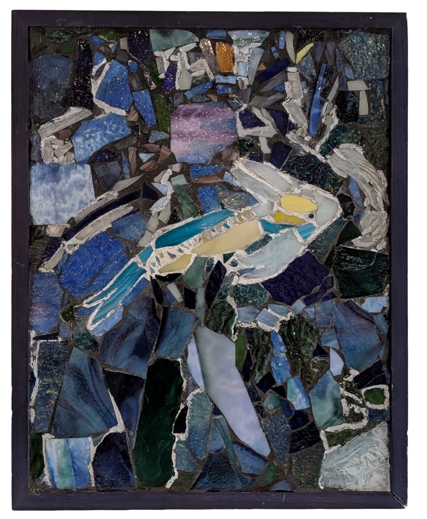 Blues with a Koi in the Water Mosaic