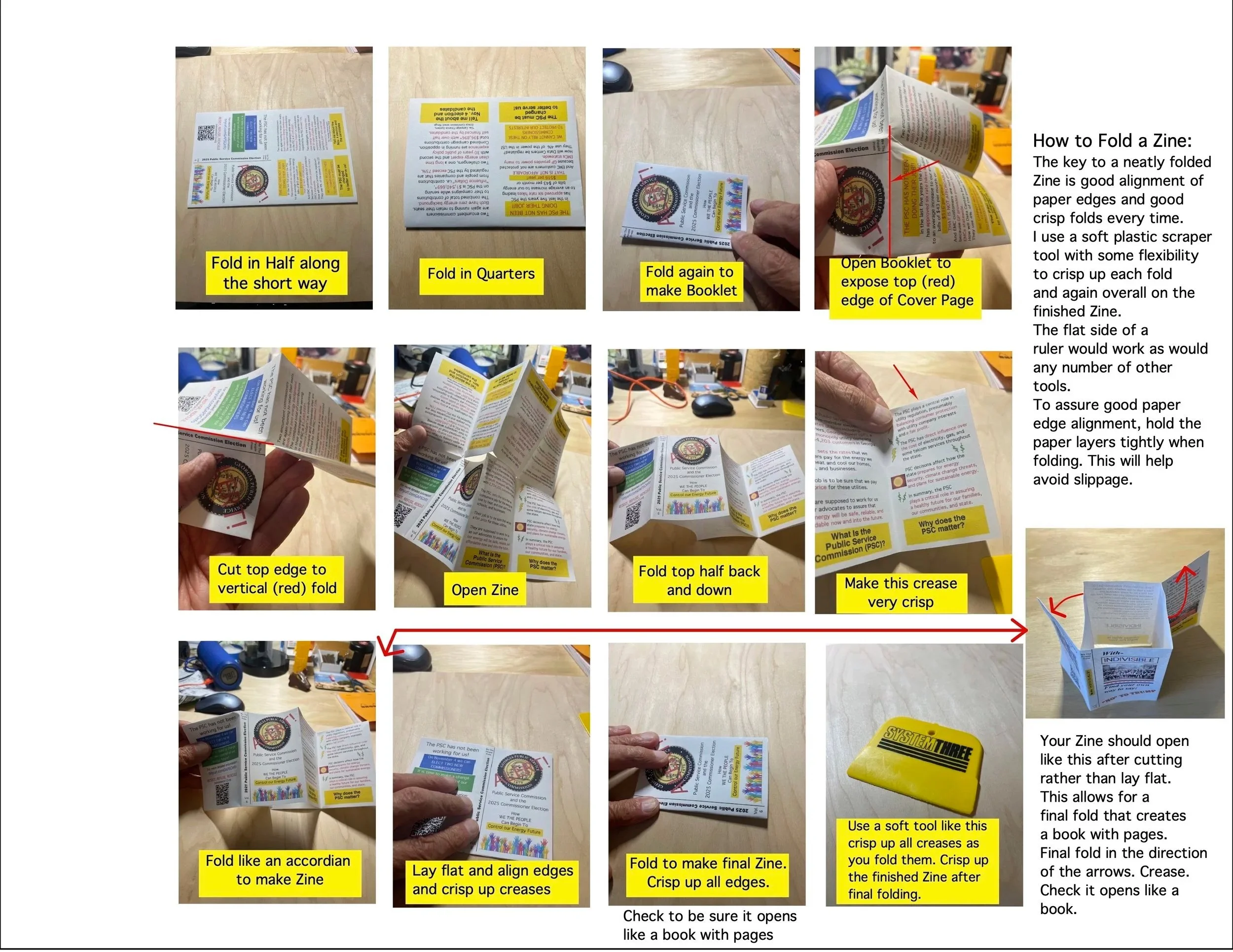 How to Fold a Zine