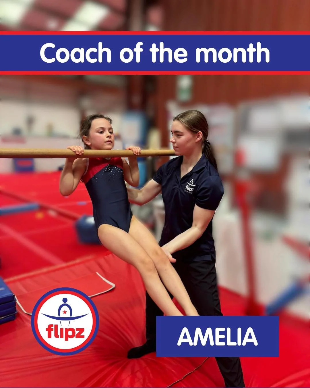 🌟FLIPZ COACH OF THE MONTH &ndash; MAY🌟

Huge congratulations to Amelia, who has been selected as our Coach of the Month for May ✨🤸&zwj;♀️

Amelia has truly gone above and beyond this month 💪✨, generously giving up two of her weekends to judge  an