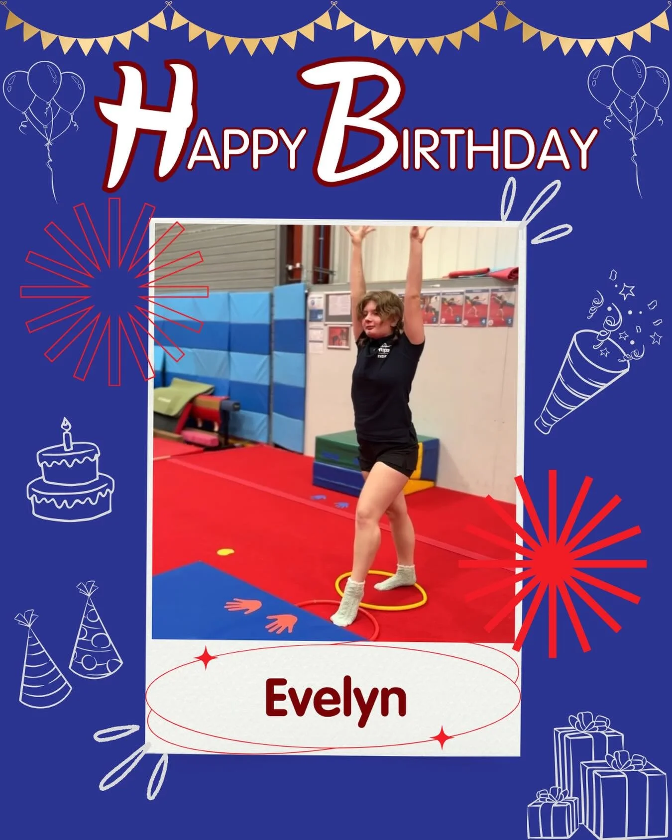 🎉 Happy Birthday, Coach Evelyn! 🎉

We hope you have a wonderful birthday and a fantastic day celebrating. From everyone at Flipz, we&rsquo;d like to wish you a very Happy Birthday! 🥳💙

📍 Flipz Gymnastics Whitchurch, Ross-on-Wye
#Gymnastics #Whit