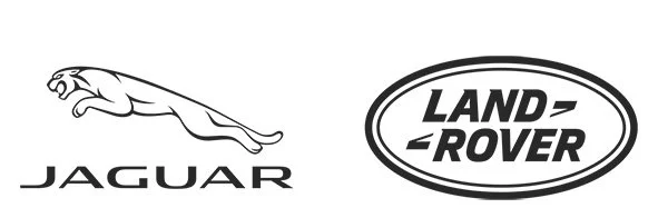 Jaguar and Land Rover logos side by side.