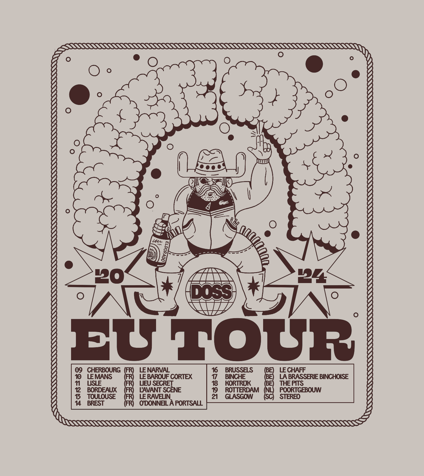 Doss are a Glaswegian punk/rap band known for their