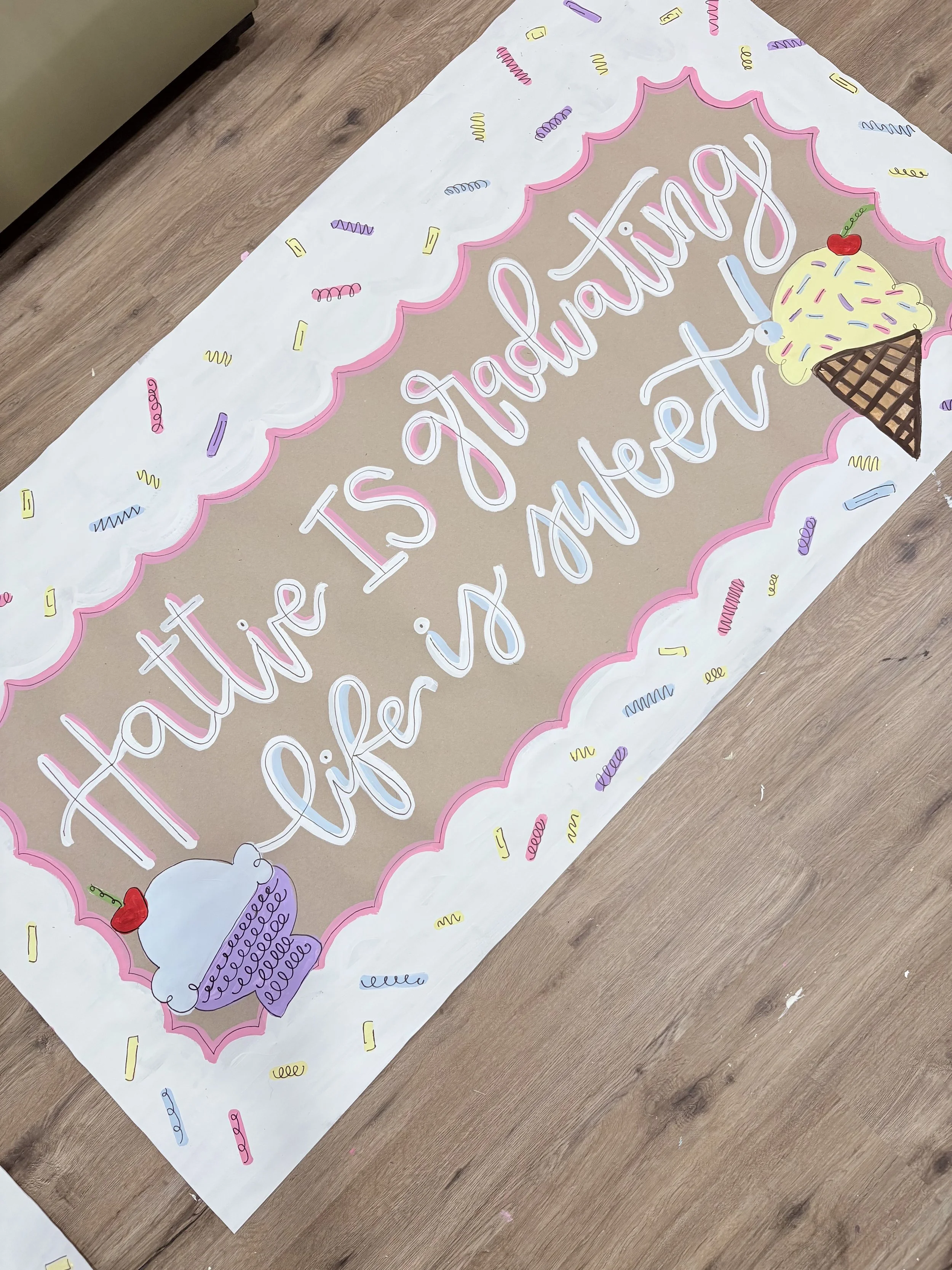 Hand Painted Banner