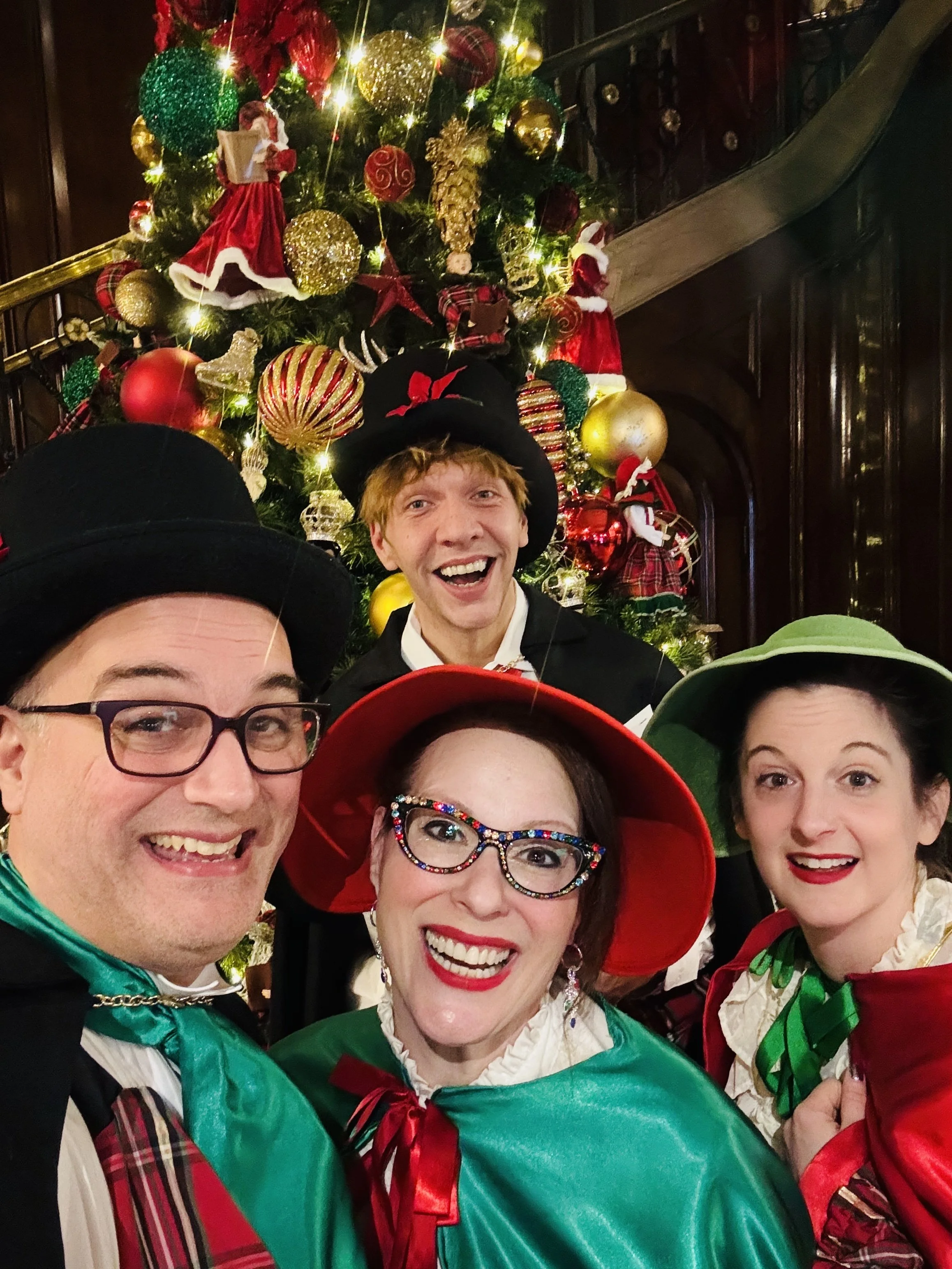 What should I look for when comparing Christmas caroling groups?