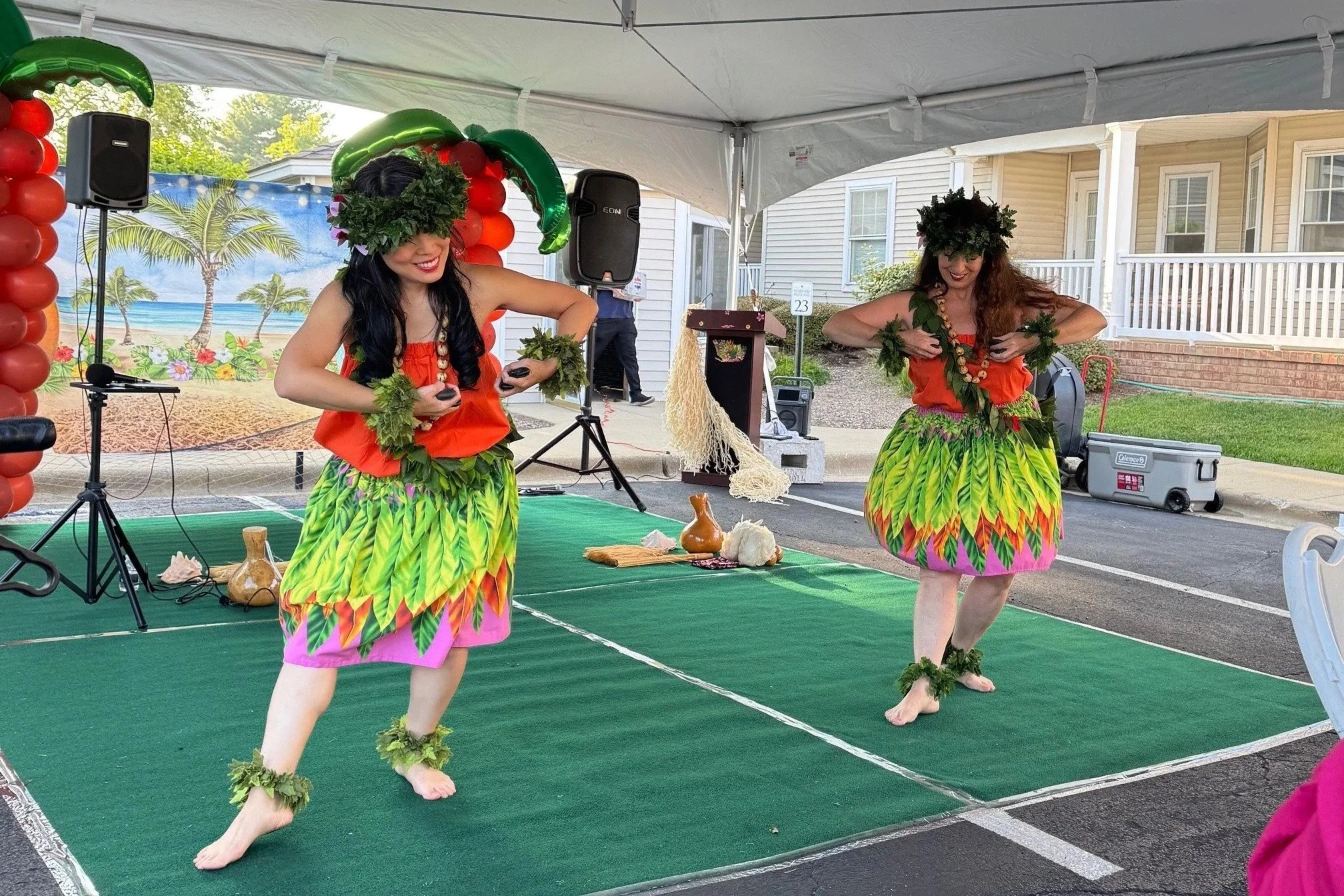 Christmas in July Hula Dancers for hire in Los Angeles