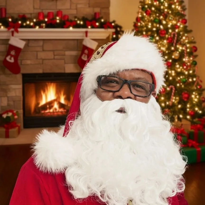 Black Santa Claus in Los Angeles