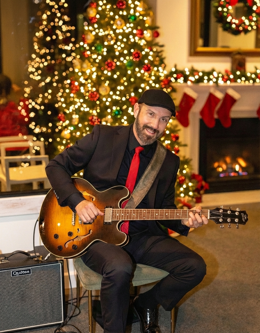 Holiday Jazz Guitar for hire in los angeles