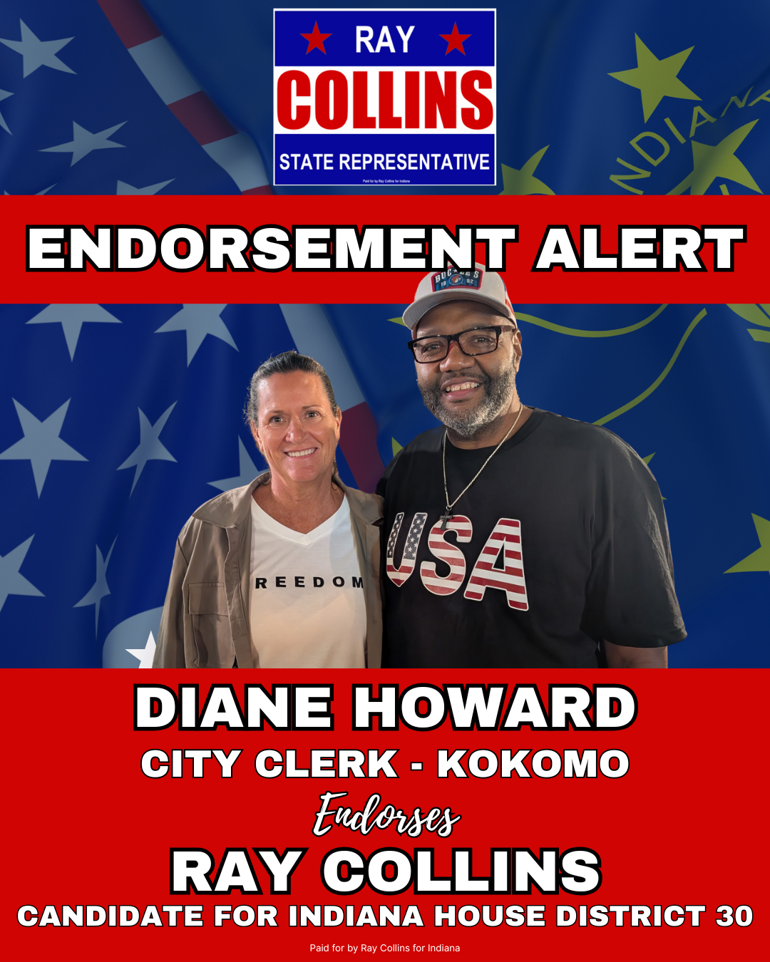 Ray Collins Endorsement Alert Diane Howard.png