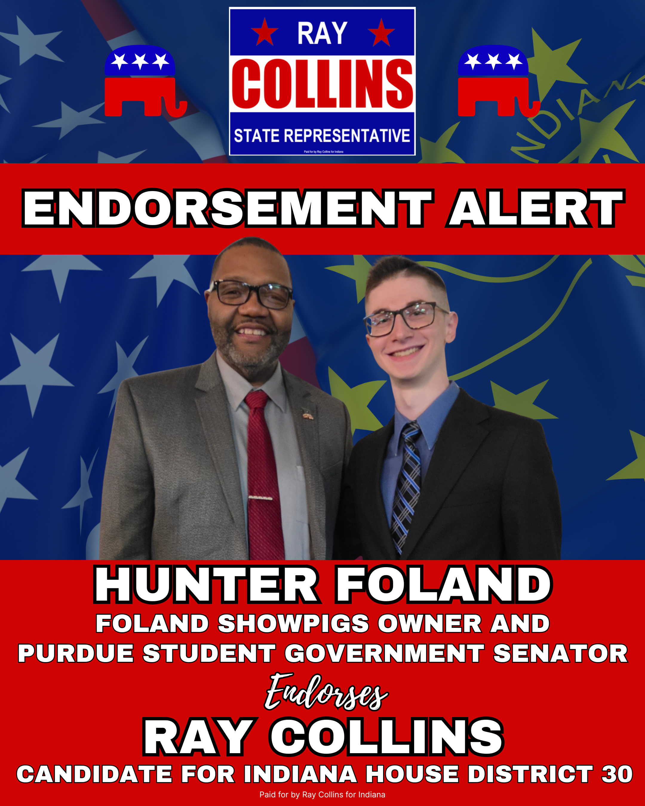 Ray Collins Endorsement Alert Hunter Foland.png