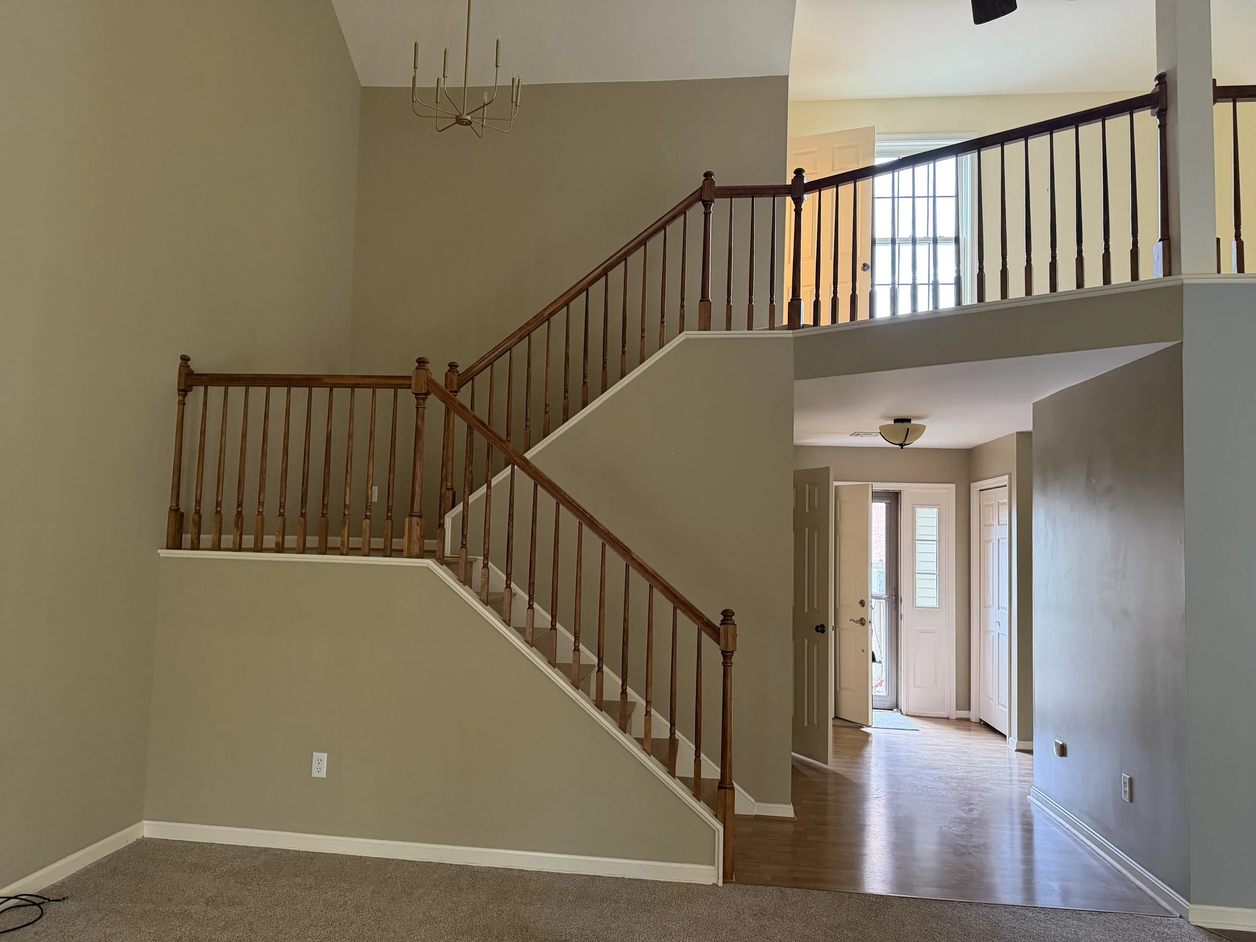 BEFORE: SOUTH WALL LIVING ROOM