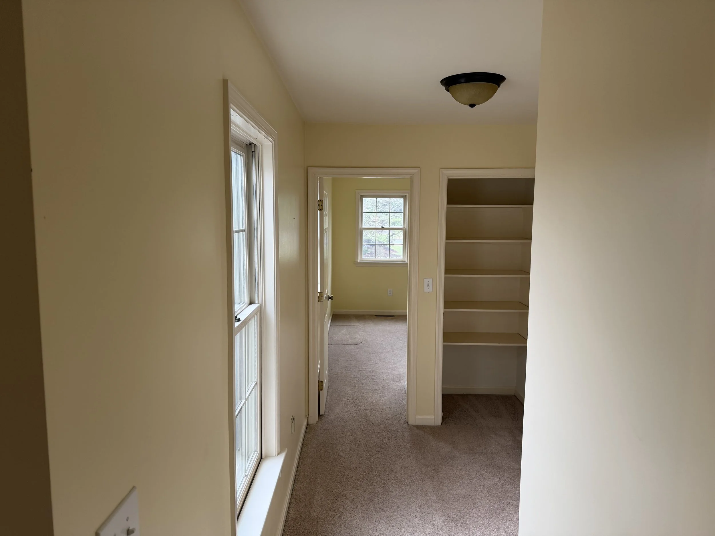 BEFORE: UPSTAIRS HALLWAY