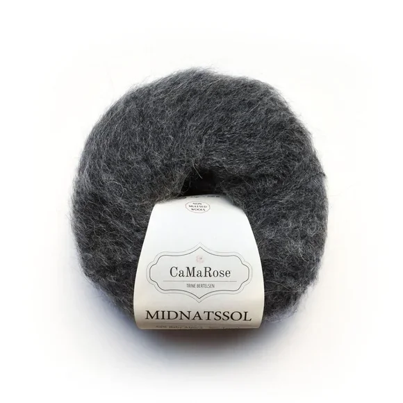 CaMaRose Midnatssol Yarn in Morkegra- Lot of 3