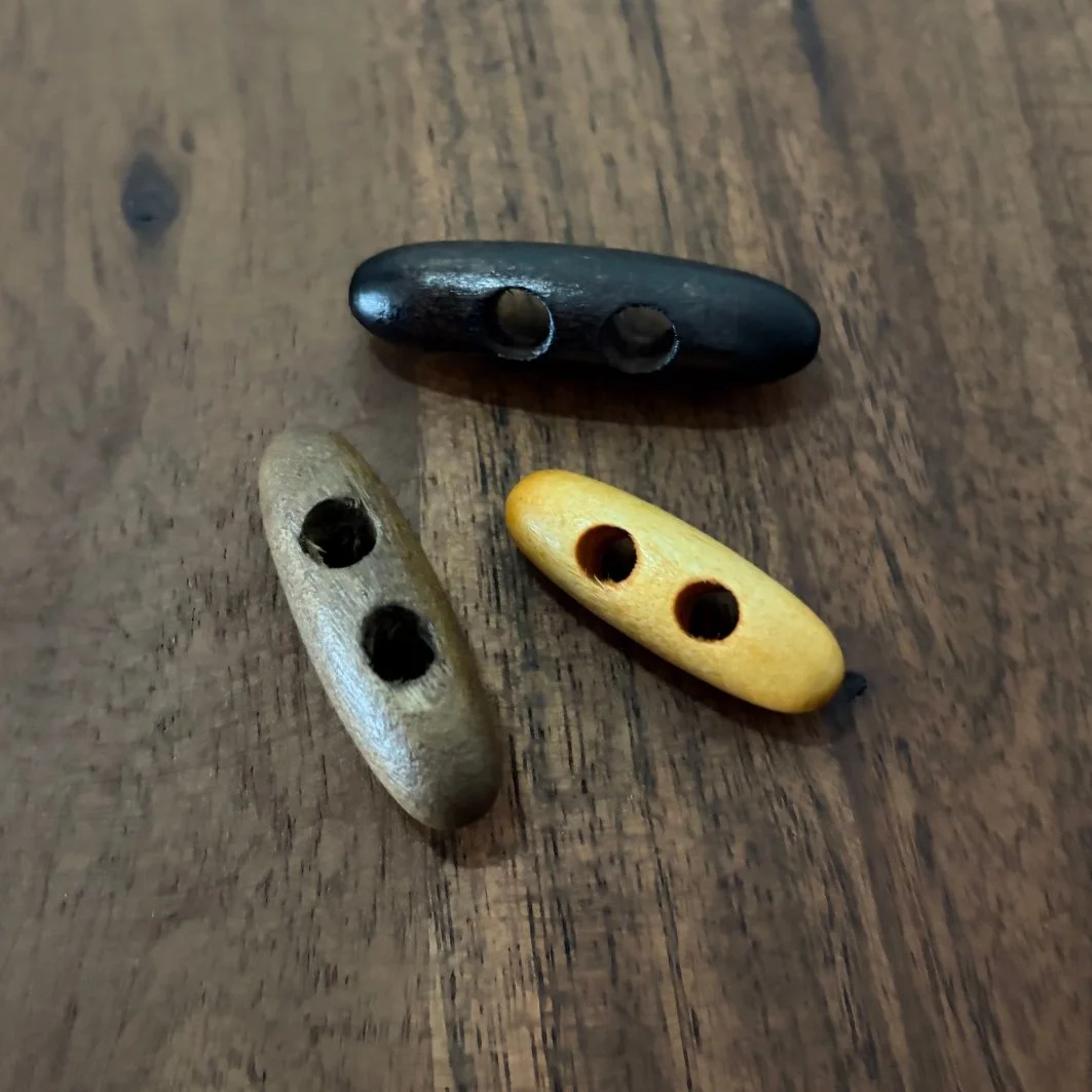 Heirloom Fiber Co. Wooden Toggle Buttons