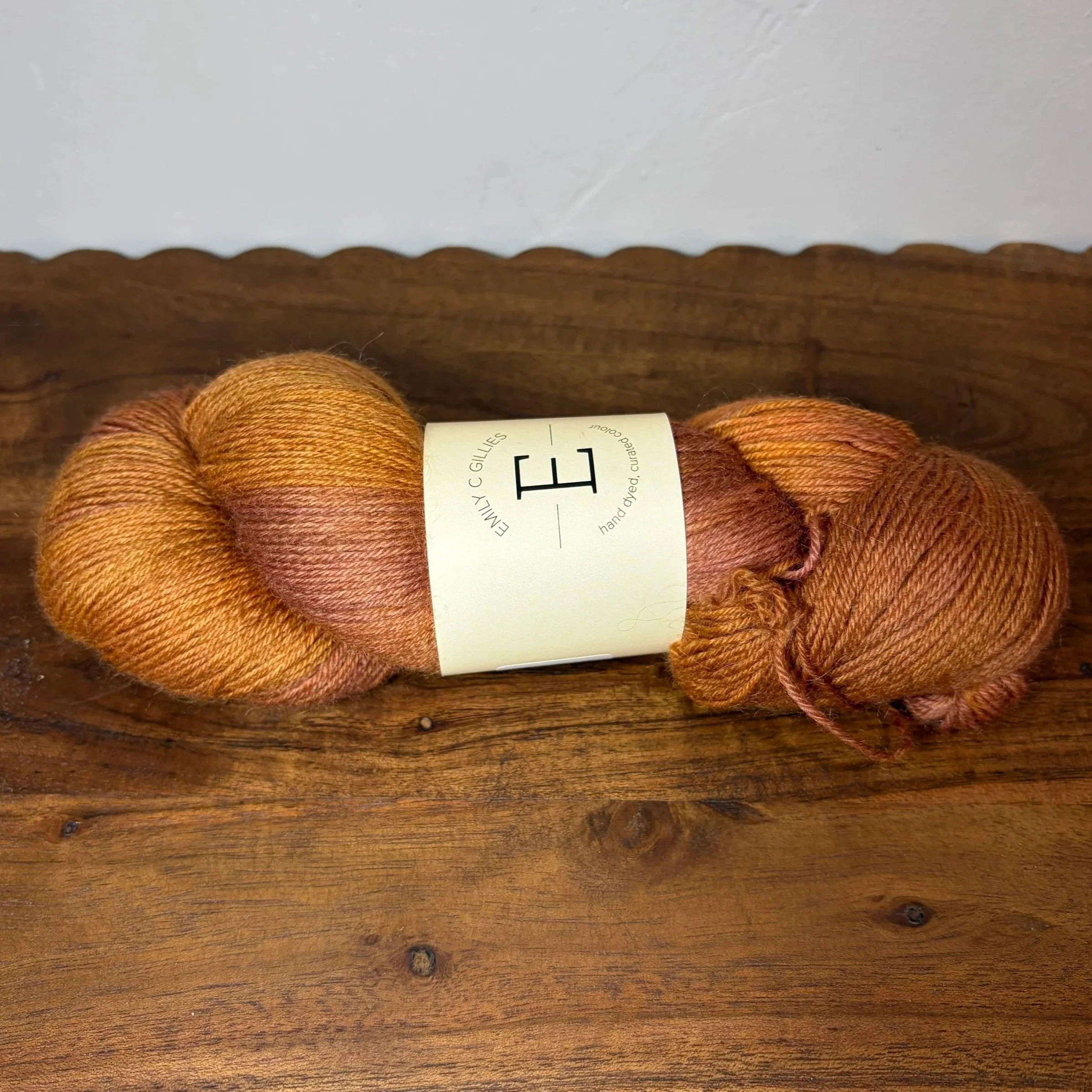 Emily C Gilles BFL Mohair Sock in Love is a Place- Lot of 2