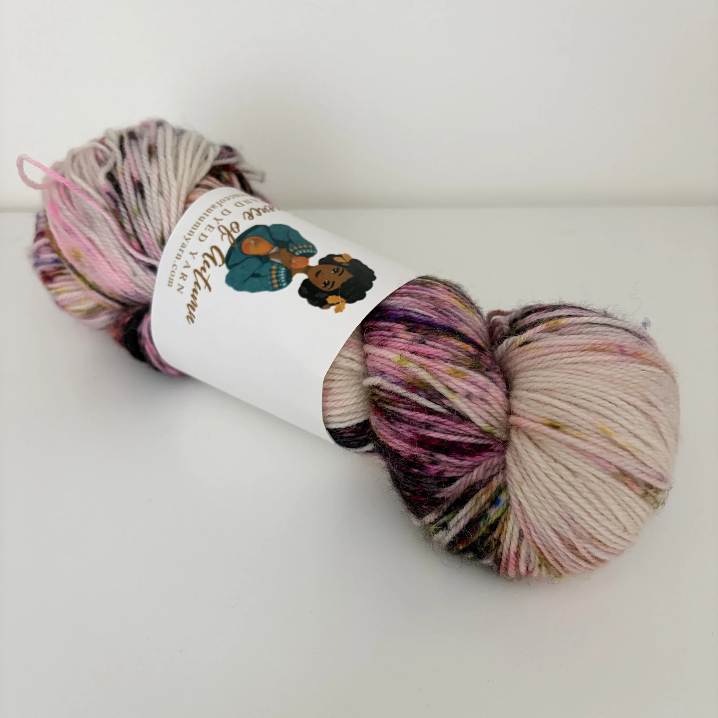 Essence of Autumn Hand Dyed Pasture Sock Yarn in Garden Party