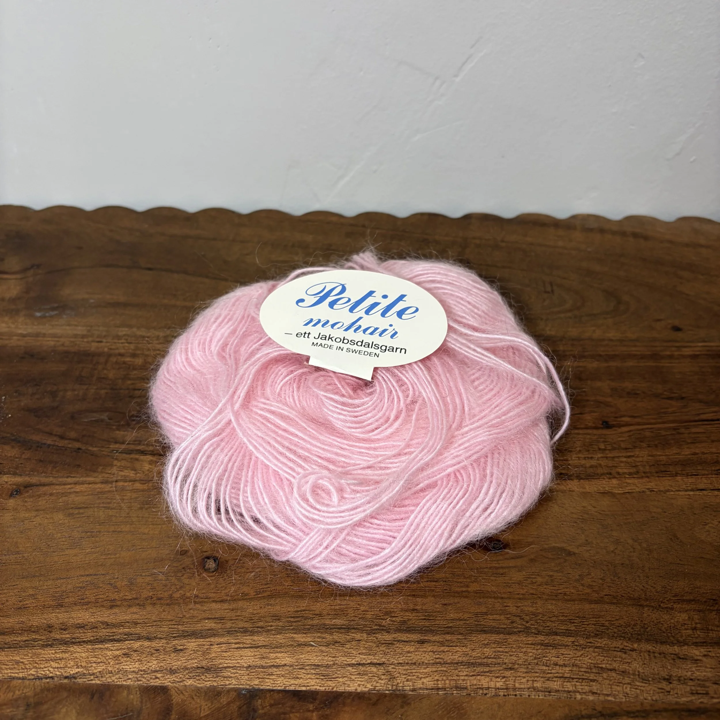 Vintage Petite Mohair from Jakobsdals Sweden in Light Pink- Lot of 6.5