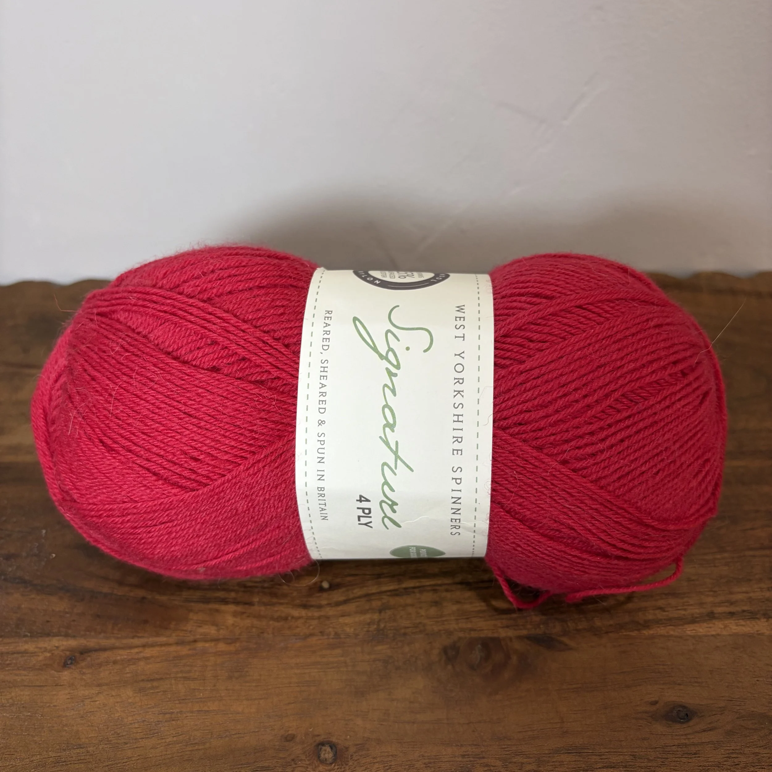 West Yorkshire Spinners Signature 4-Ply in Rouge- Lot of 2