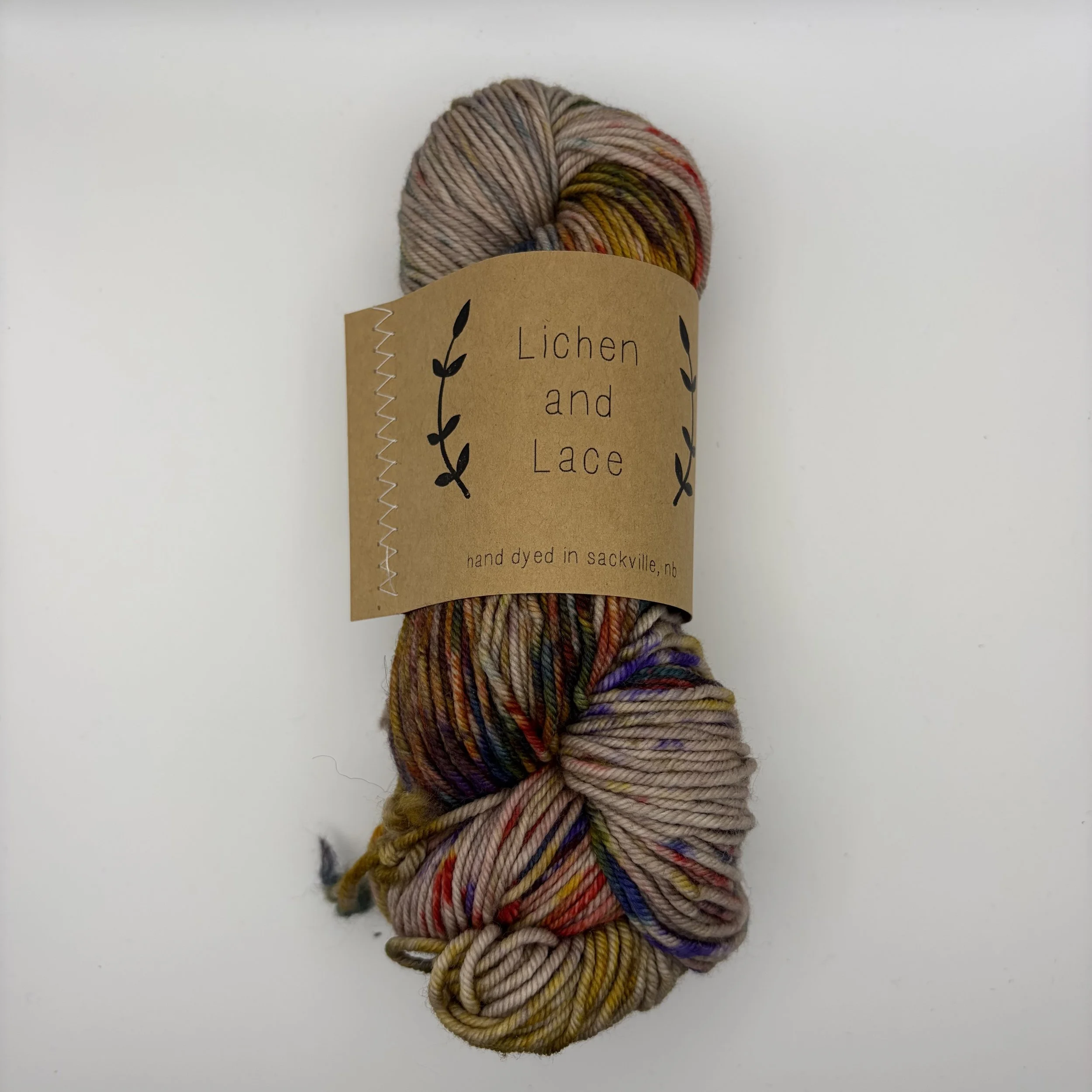 Lichen And Lace Eco Worsted Yarn In Pressed Flowers- Lot of 3