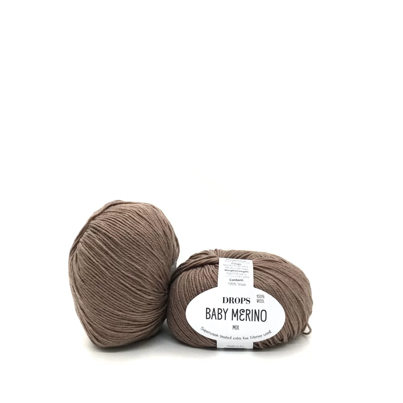 Drops Baby Merino in 17 Beige- Lot of 5