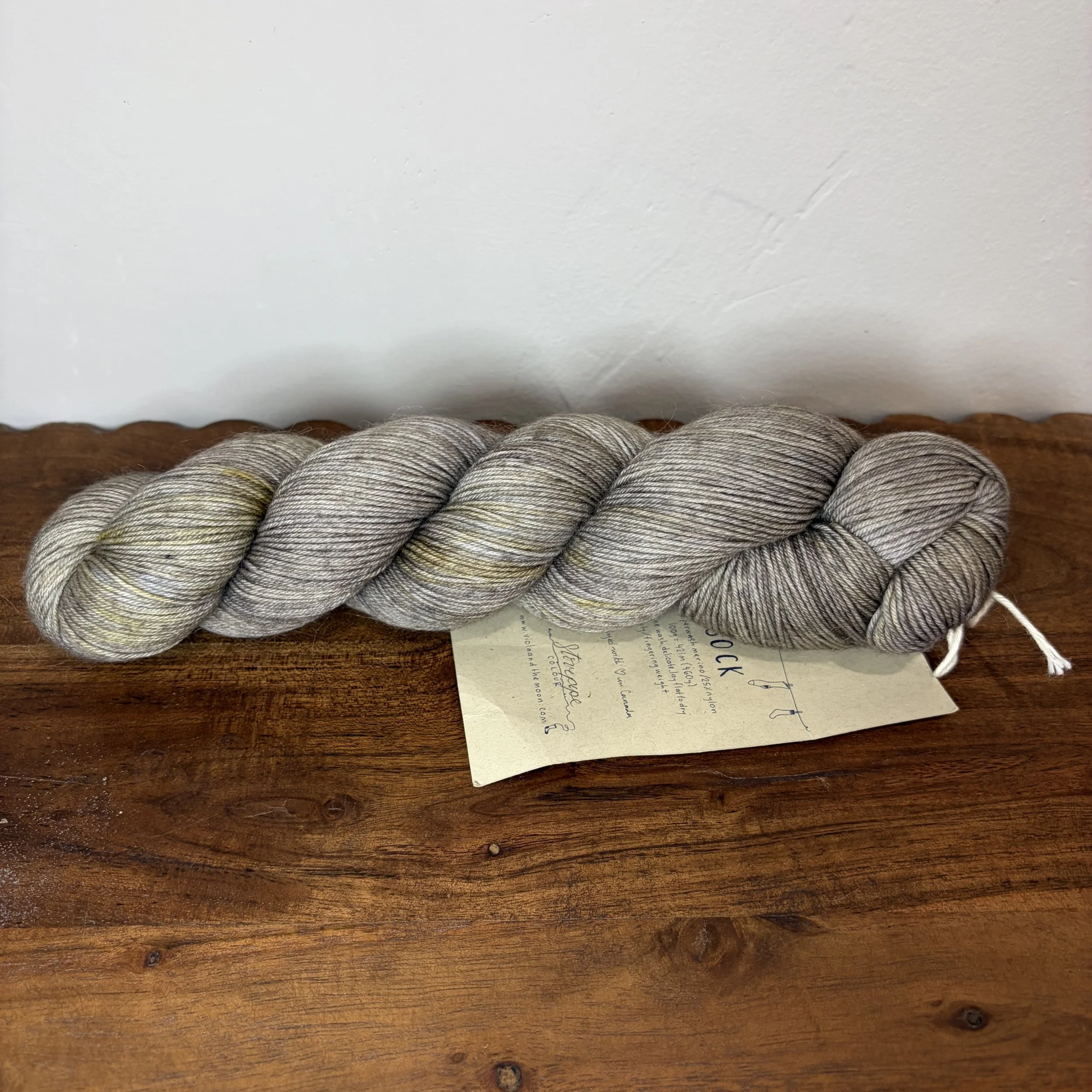 Viola and the Moon Sock Yarn in Stovepipe- Lot of 3