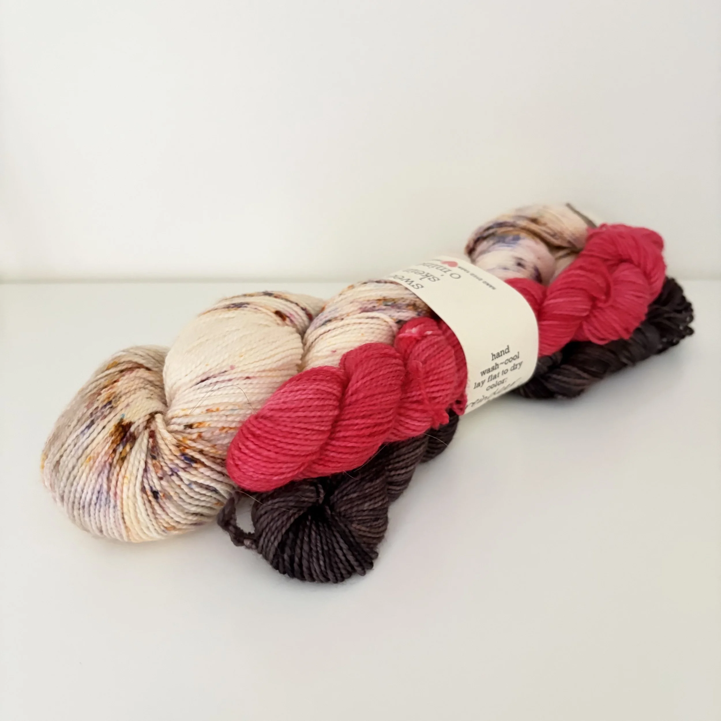 Sweet Skein O Mine Sock Yarn Set in Reindeer Games