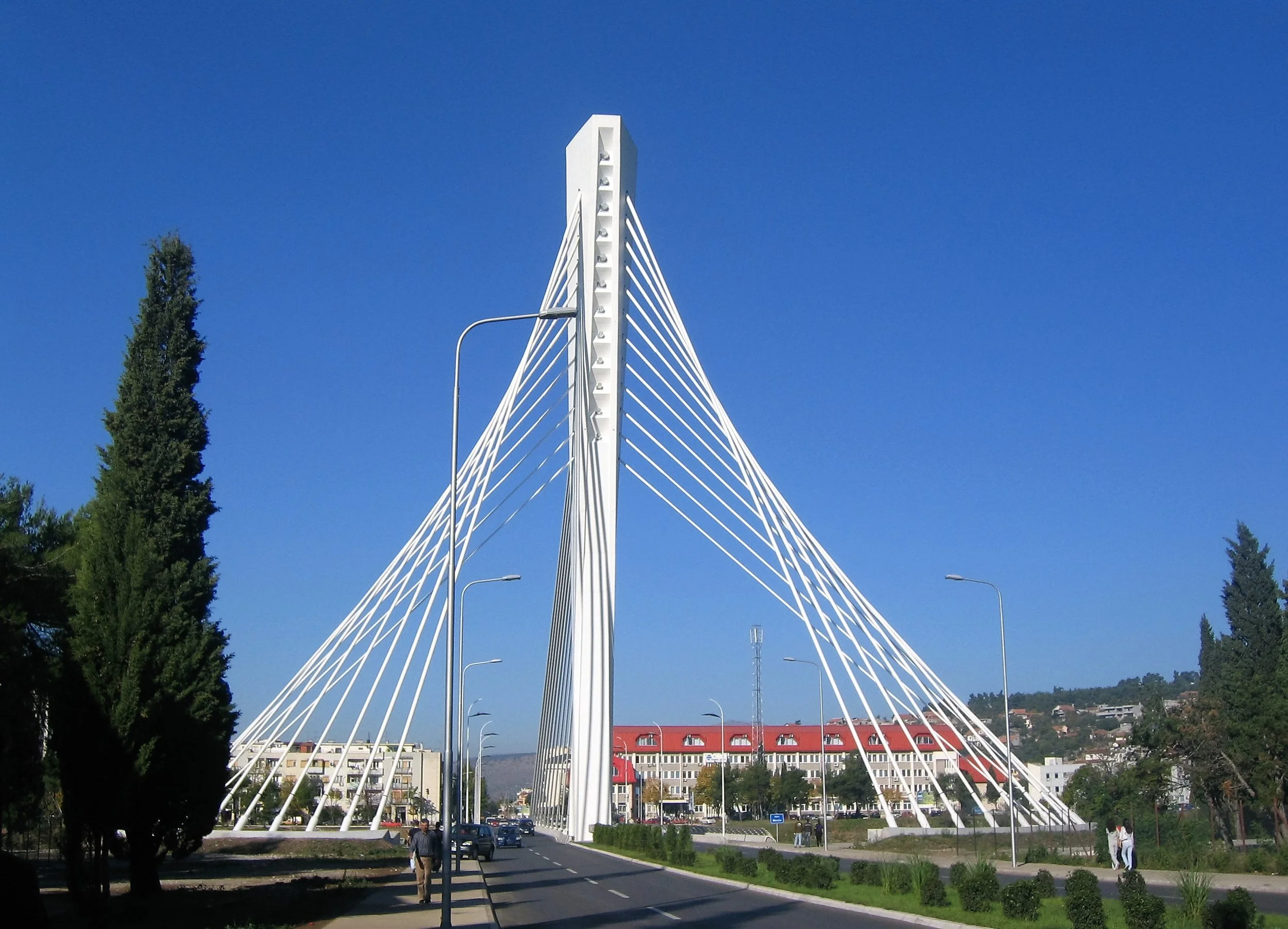 Podgorica Montenegro, photo by Marianne van Twillert - Millennium bridge