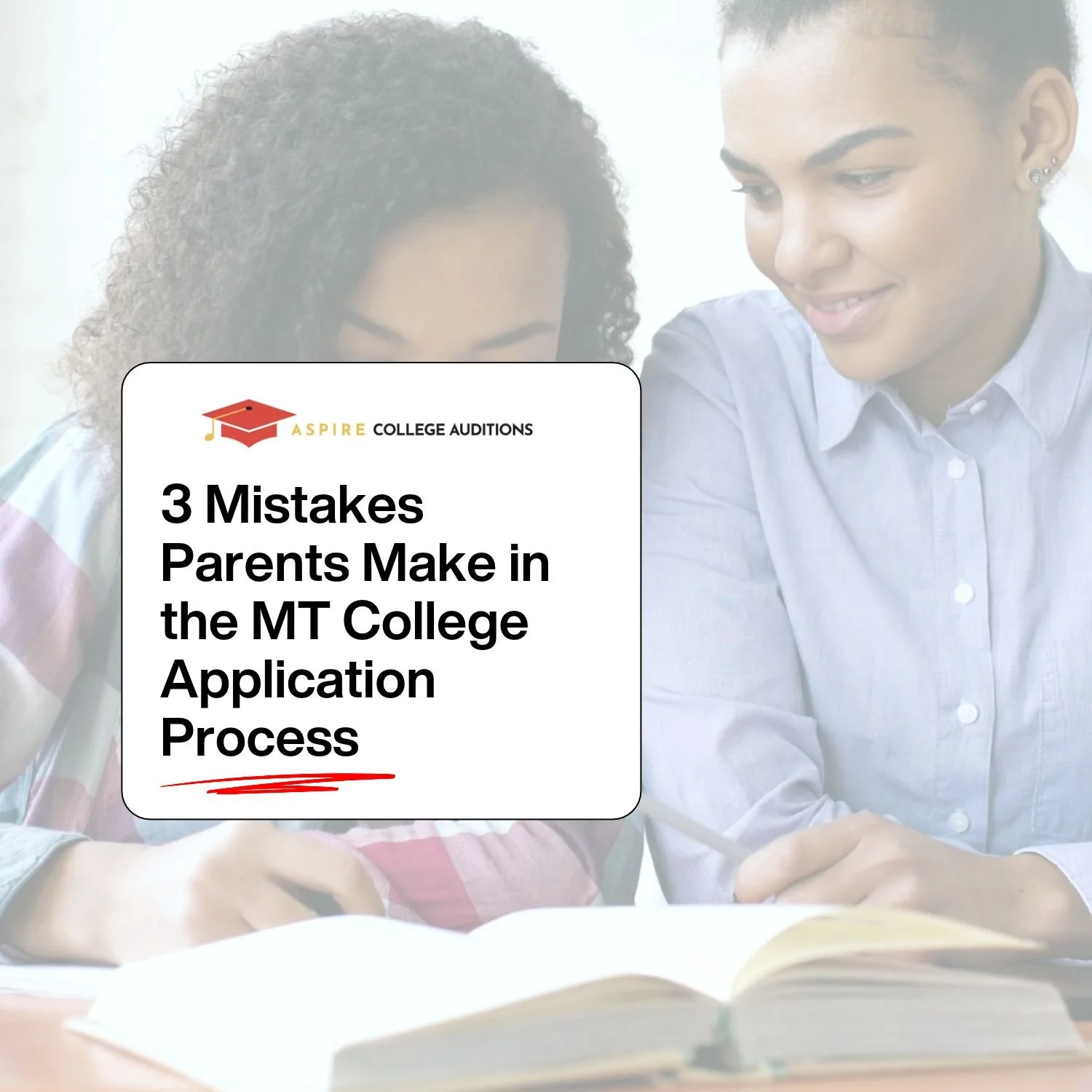 3 Mistakes PARENTS Make in the MT College Application Process