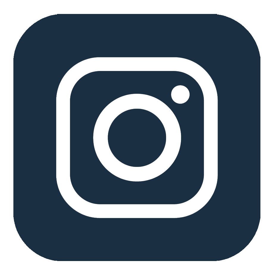 Instagram logo icon on a dark background.