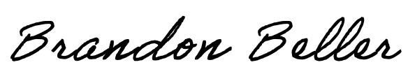 Brandon Beller Signature