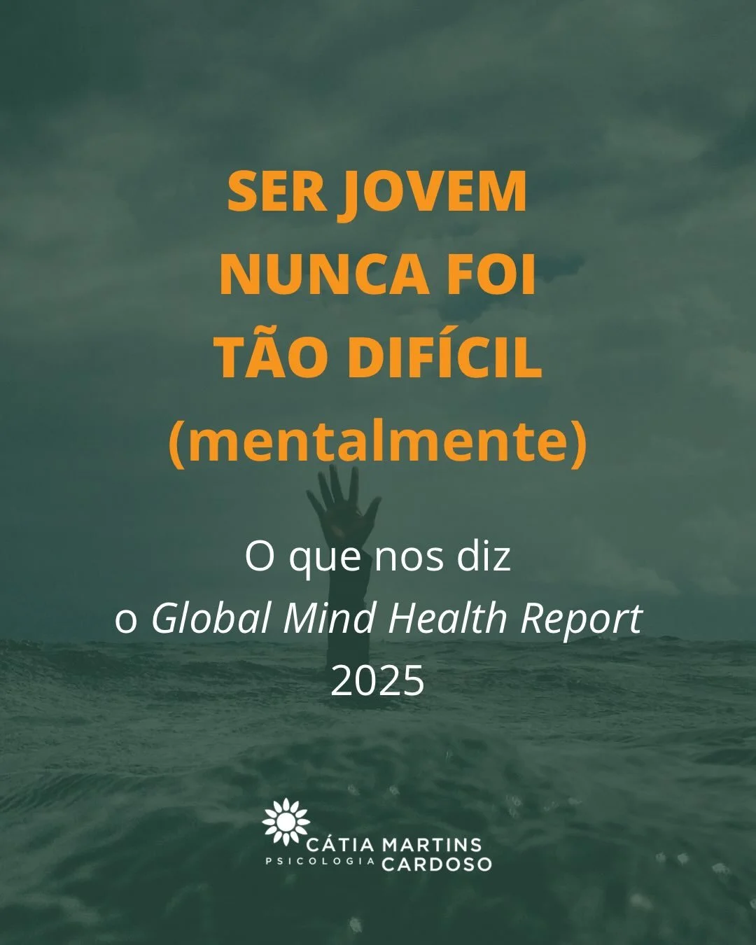 &ldquo;Os jovens est&atilde;o na melhor fase da sua vida&rdquo; - esta &eacute; uma ideia muito presente nos dias de hoje.

Mas os dados contam outra hist&oacute;ria.

Segundo o Global Mind Health Report 2025, os jovens adultos apresentam hoje pior