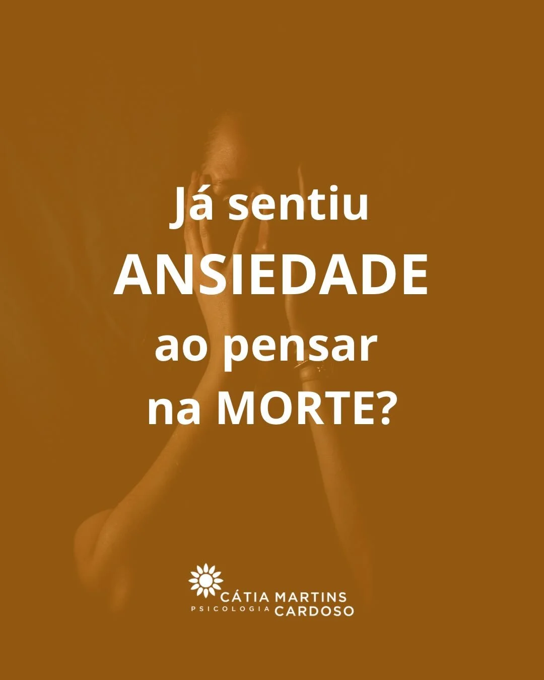O medo da morte &eacute; uma das ansiedades mais profundas da experi&ecirc;ncia humana, mas raramente falamos sobre ele.

Refletir sobre a finitude da vida pode despertar ansiedade, mas tamb&eacute;m pode ajudar a clarificar valores, prioridades e 