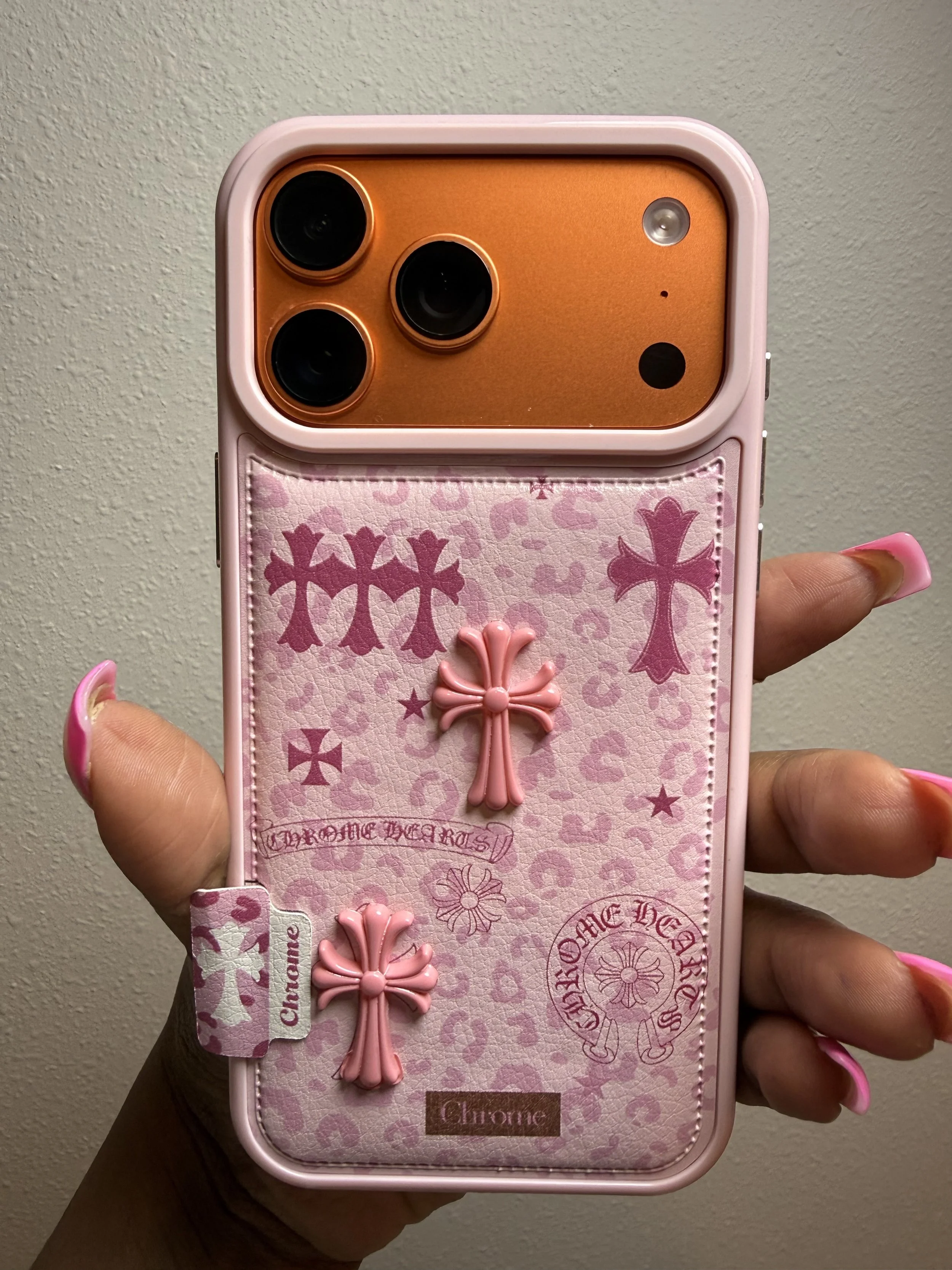Pink Chrome Case