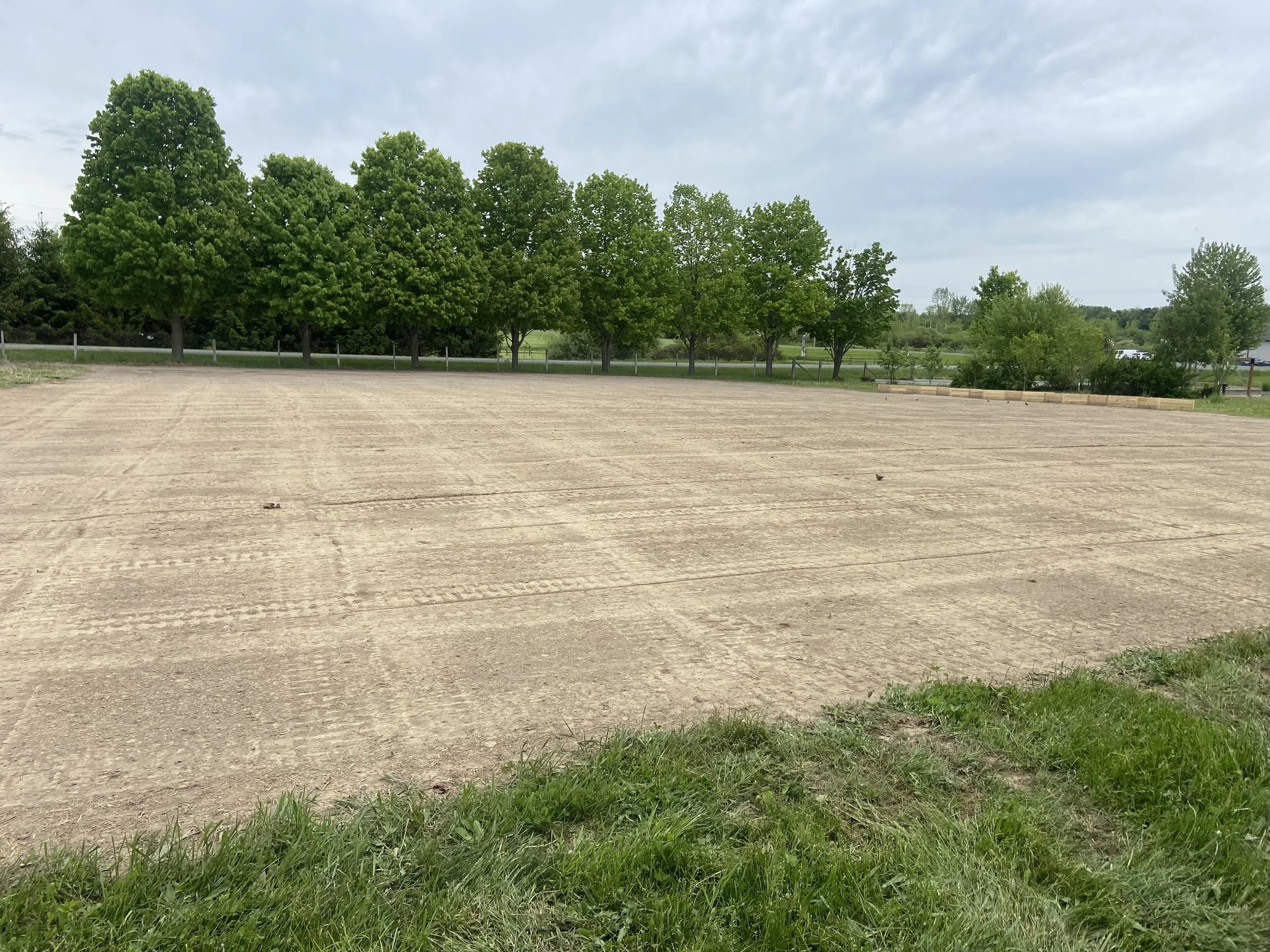 Plot ready for pole barn