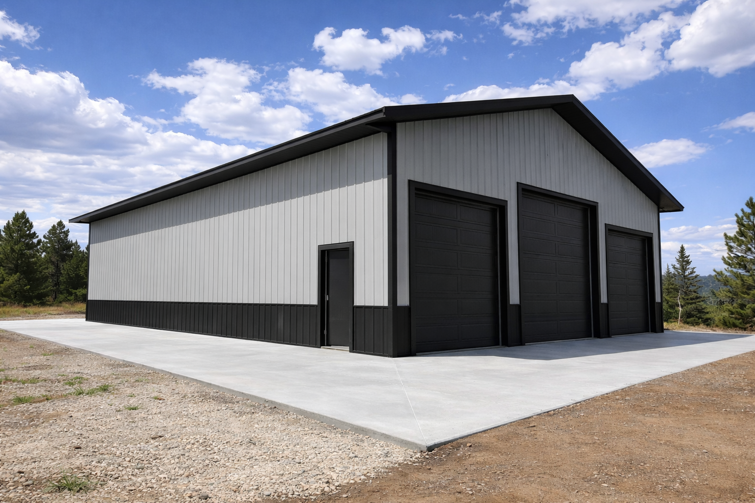 New pole barn construction