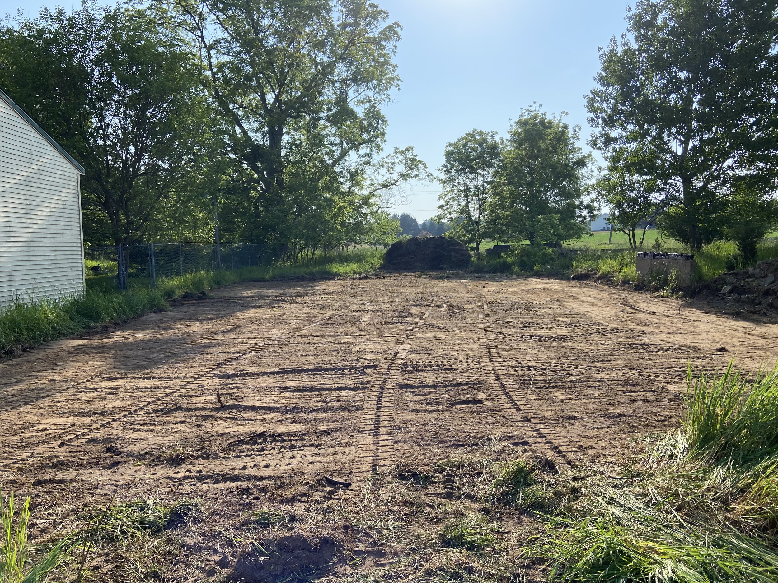 Plot ready for pole barn