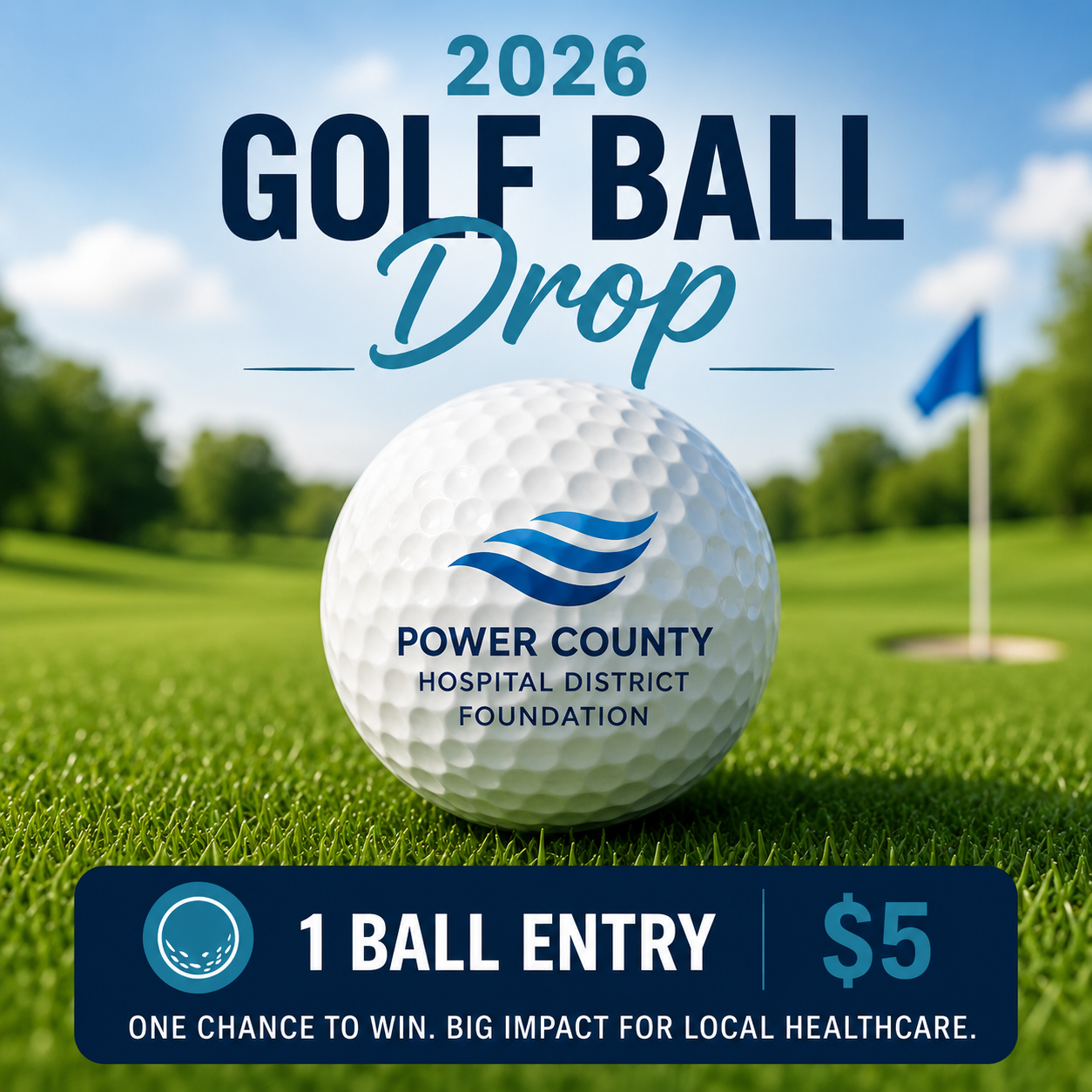 2026 Golf Ball Drop – Single Ball