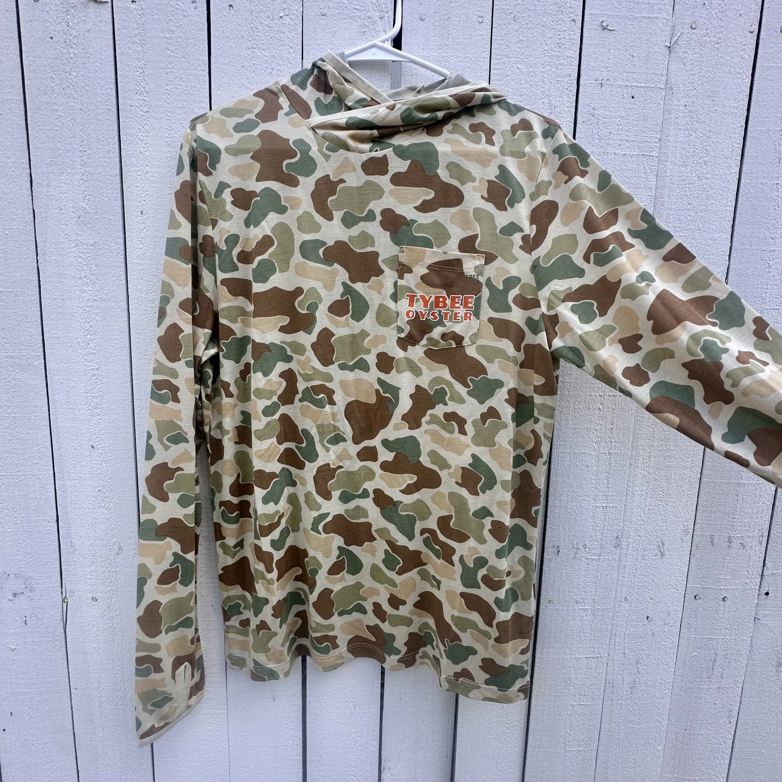 Oyster Hunter Camo Hoodie - Men's