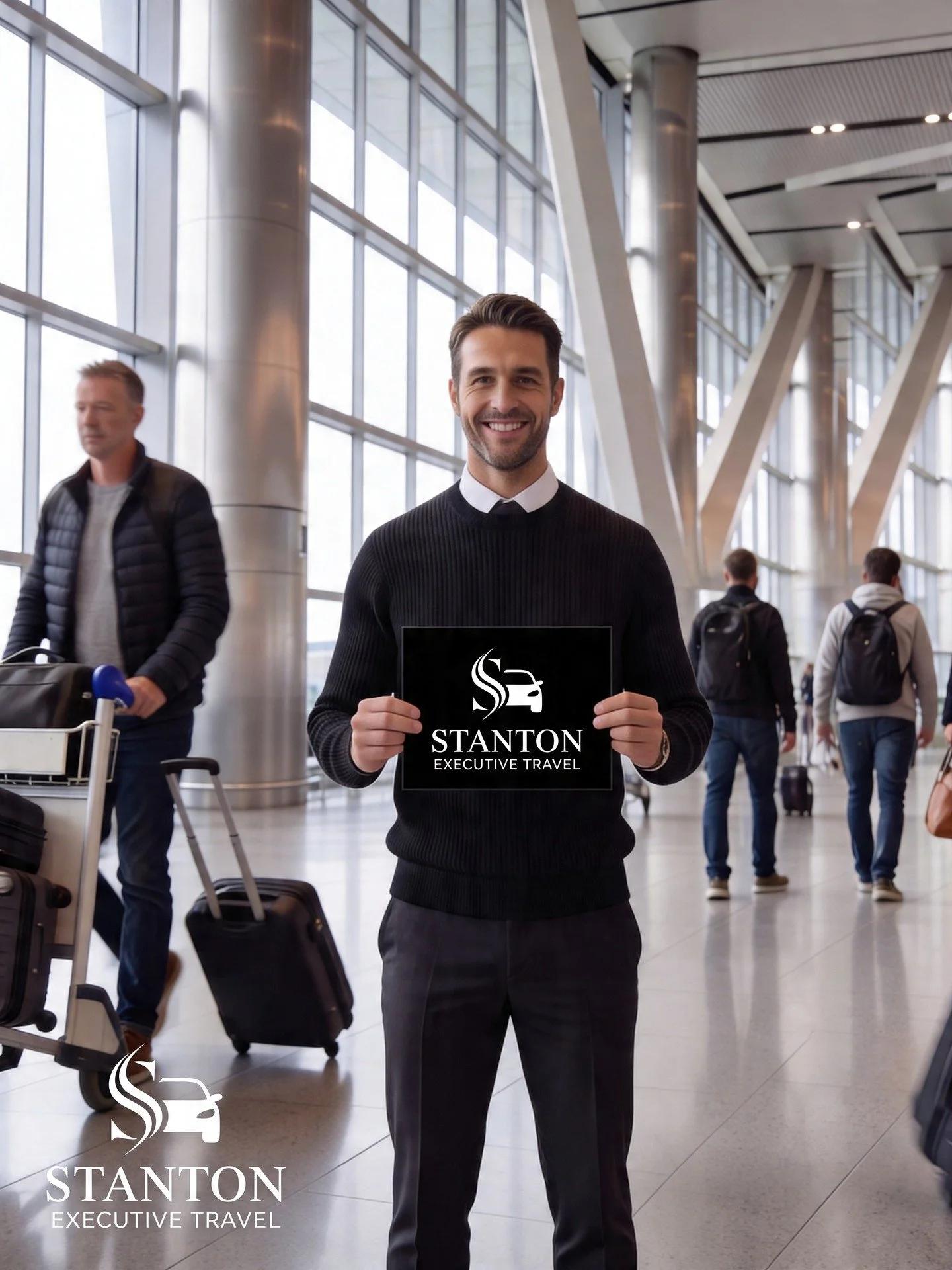 At Stanton Executive, every detail matters ✈️

That&rsquo;s why meet &amp; greet is included in all our airport transfers &mdash; as standard.

No searching.
No waiting.
No unnecessary stress.

Your driver will be inside the terminal, ready to welcom