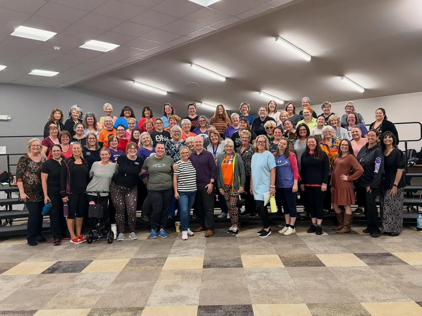 Scioto Valley Chorus coaching with Ryan Heller