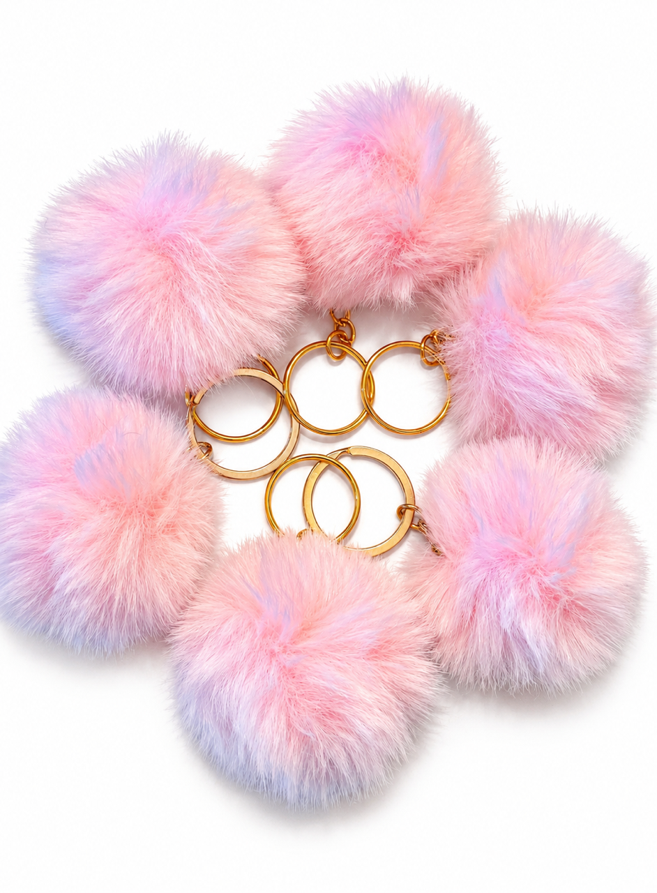 Pink pom pom keyrings.png