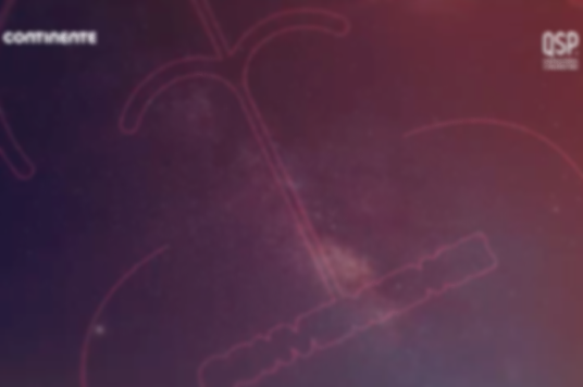 Outline of a guitar on a pink and purple gradient background with the text 'CONFERENCE' in the upper left corner.